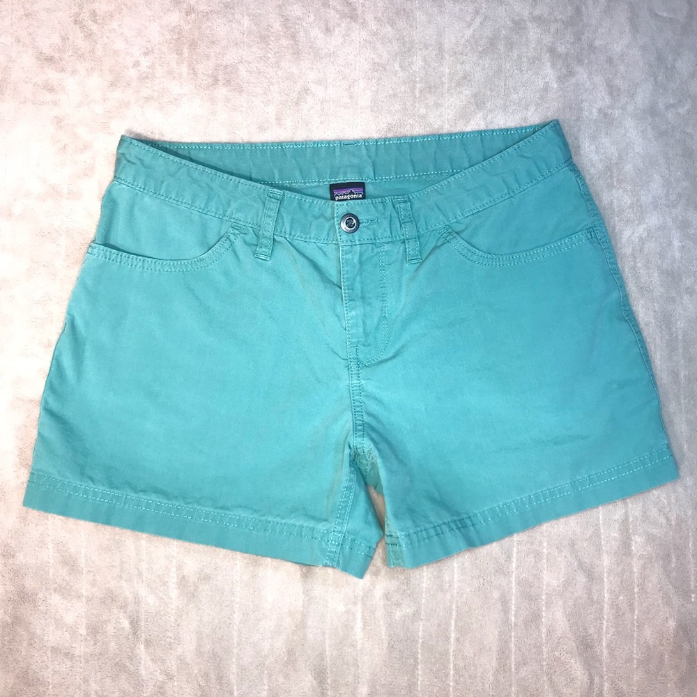 Patagonia Granite Park Shorts Womens Size 6 W’s Worn Wear Outdoor Green Hiking